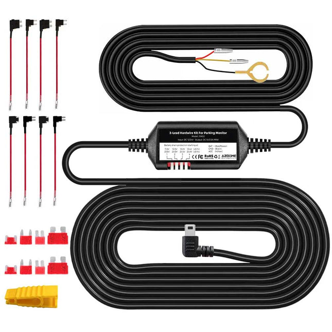 <tc>AZDome JYX04 kit hardwire Micro USB 3-wire</tc>