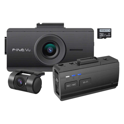 FineVu GX35 Cloud 2CH 2K Wifi GPS 32 Go dashcam