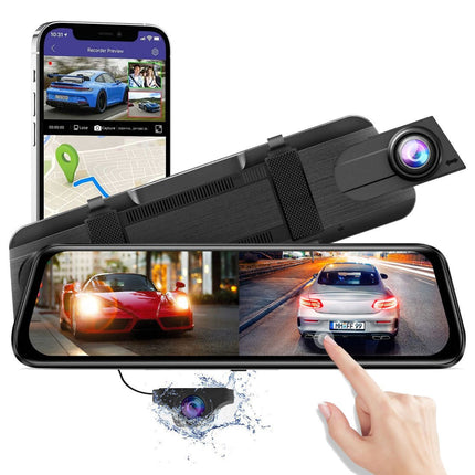 <tc>AZDome AR09 QuadHD 2CH Full Mirror Wifi dashcam</tc>