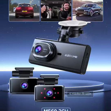 <tc>AZDome M560 3CH 4K Wifi GPS 128 Go dashcam</tc>