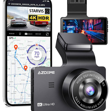 <tc>AZDome M63 Pro True 4K 64 Go Wifi GPS dashcam</tc>