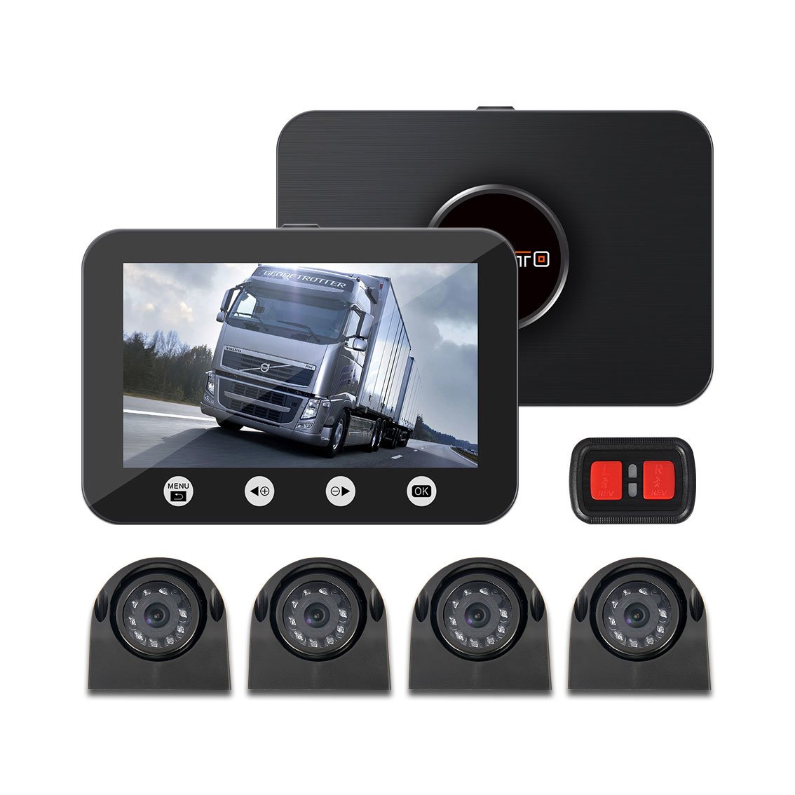 <tc>Motocam C4.3 4CH VGA dashcam pour camion</tc>