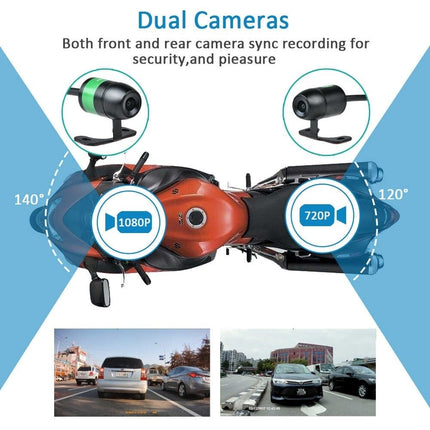 <tc>Motocam E6L 2CH Dual Wifi dashcam pour moto</tc>