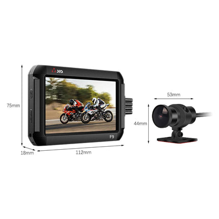 <tc>Motocam F9 Wifi GPS 2CH dashcam pour moto</tc>