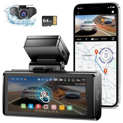 <tc>Nanocam M93 Pro 5K Touch Wifi GPS 64 Go dashcam</tc>