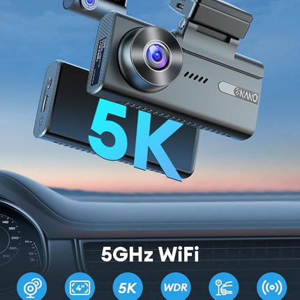 <tc>Nanocam M93 Pro 5K Touch Wifi GPS 64 Go dashcam</tc>