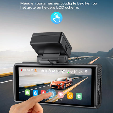 <tc>Nanocam M93 Pro 5K Touch Wifi GPS 64 Go dashcam</tc>