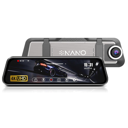 <tc>Nanocam T55 4K 2CH Full Mirror Wifi GPS 32 Go dashcam</tc>