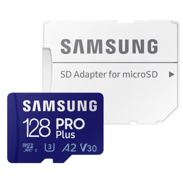 <tc>Samsung carte Micro SDXC Pro Plus 128 Go U3 V30 A2</tc>