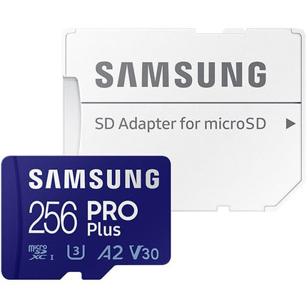 <tc>Samsung carte Micro SDXC Pro Plus 256 Go U3 V30 A2</tc>