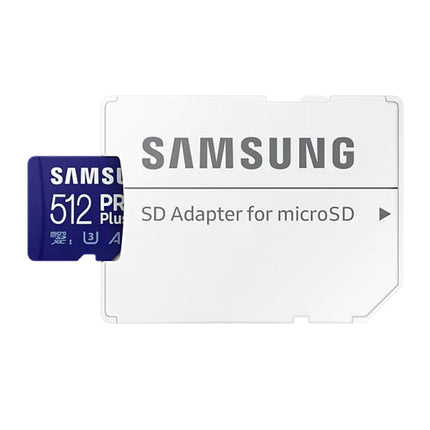 <tc>Samsung carte Micro SDXC Pro Plus 512 Go U3 V30 A2</tc>