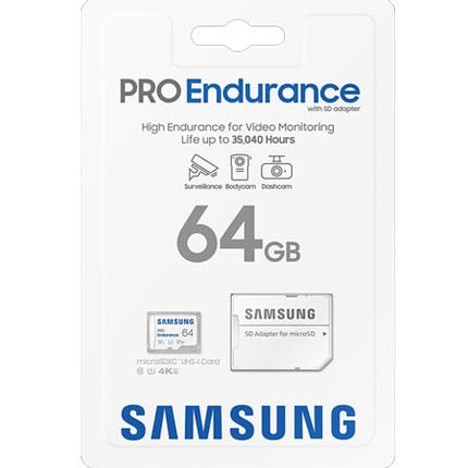 <tc>Samsung carte Micro SDHC Pro Endurance 64 Go UHS-I V10</tc>