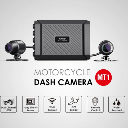 <tc>Viofo MT1 2CH Dual Wifi GPS 32 Go dashcam pour moto</tc>