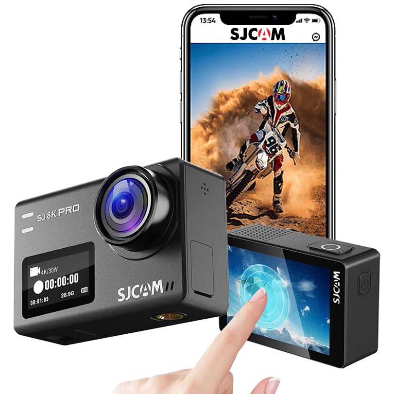 <tc>SJCAM SJ8 Pro 4K 60fps Double écran Wifi action cam et dashcam</tc>