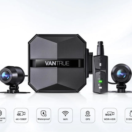 <tc>Vantrue F1 4K Dual Wifi GPS dashcam pour moto</tc>