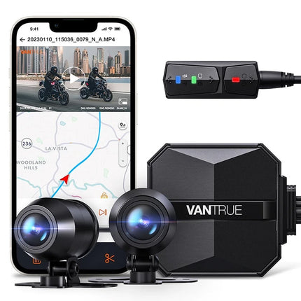 <tc>Vantrue F1 4K Dual Wifi GPS dashcam pour moto</tc>