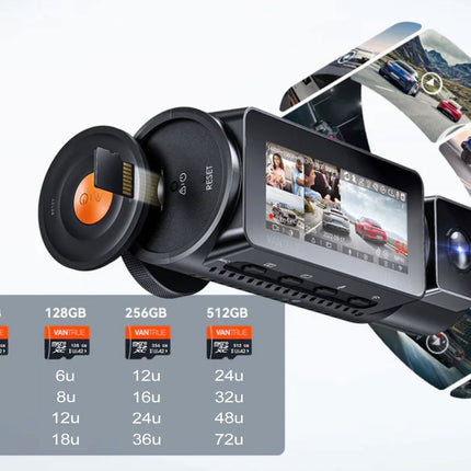 <tc>Vantrue N5 2K QuadHD 4CH Wifi GPS dashcam 360 degrés</tc>